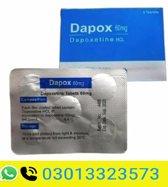 Dapox 60Mg Tablets In Pakistan