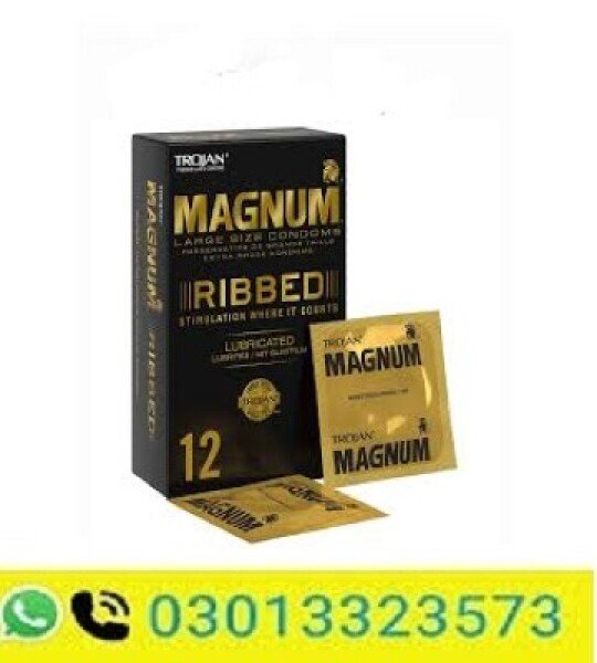 Trojan Magnum Condoms 12 Count - Lubricated
