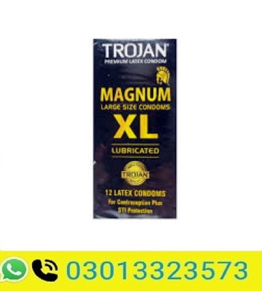 Trojan Magnum Condoms 12 Count - Lubricated