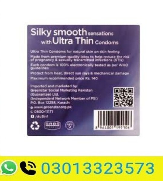 Do What You Love Silk Ultra Thin Condoms 3-pack