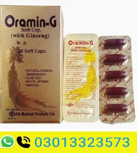 Oramin G Multivitamin Capsules In Pakistan